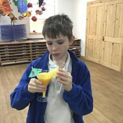 Caribbean Cocktail making in Year 5