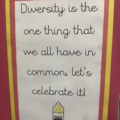 Diversity is the thing that we all have in common, let's celebrate it!